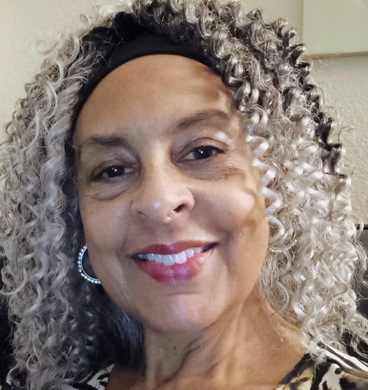 Tamara Lacey, professional voice actress in her recording studio